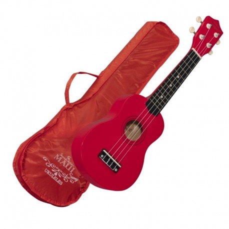 UKULELE Soprano MAUI MUK10-RD con borsa