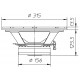 CIARE HW321 WOOFER 320mm 400W Max 8Ω 
