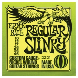 ERNIE BALL - Electric guitar 6 strings set REGULAR