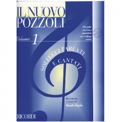 IL NUOVO POZZOLI Vol.1 Solfeggi parlati e cantati + CD