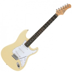 S-300 ELETTRICA TIPO STRATOCASTER PANNA