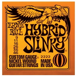 ERNIE BALL - SET CORDE CHITARRA ELETTRICA HYBRID