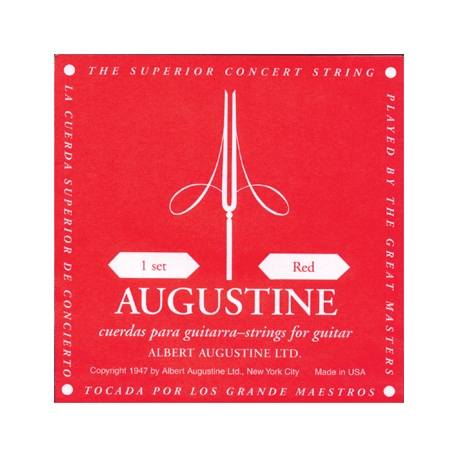 AUGUSTINE CLASSIC/RED Medium Tension - Set Corde Nylon