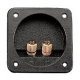 CIARE YAC008 vaschetta con 2 portaterminali 80,5x80,5mm