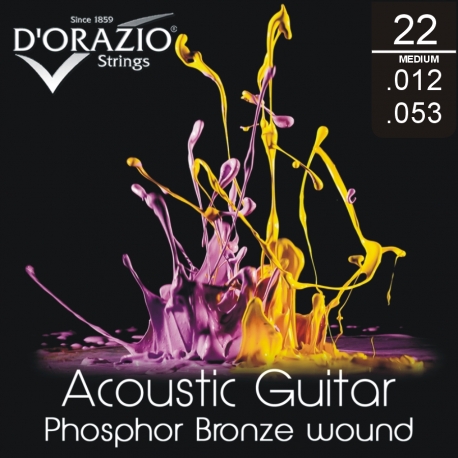 D'ORAZIO Muta 6 Corde Acustica Phosphor B. Medium 012/053 