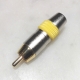 Maschio RCA dorato/nickel per cavo 6/7mm