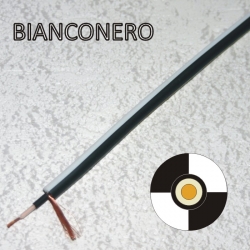 Cavo noiseless Ã˜ 6,3mm bicolore BIANCO/NERO JUVE