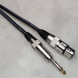 Cavo microfonico F. XLR / M.6,3MM Mt.1