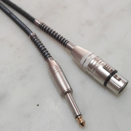 Cavo microfonico F. XLR / M.6,3MM Mt.1