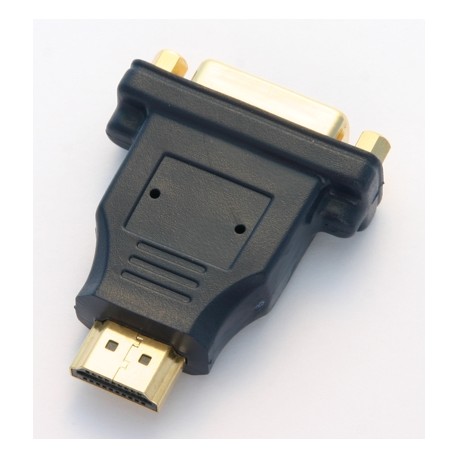 Adattatore Maschio HDMI / Femmina DVI dorato