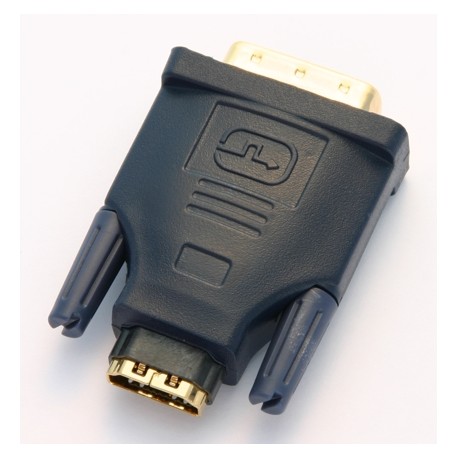 Adattatore Maschio DVI / Femmina HDMI dorato