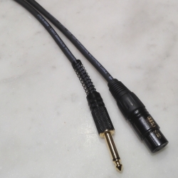 Cavo microfonico prof.le F. XLR / M. 6.3MM Mt.3