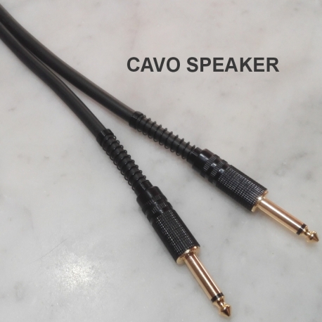 Cavo speaker 2 maschi 6,3mm - Mt. 1,5