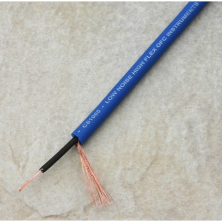 Cavo noiseless Ø 6,3mm - Colore BLU