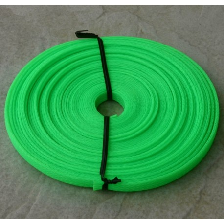 Guaina trecciata verde UV ø 8mm 