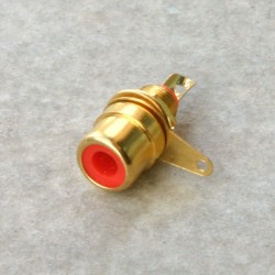 Femmina rca pannello dorata