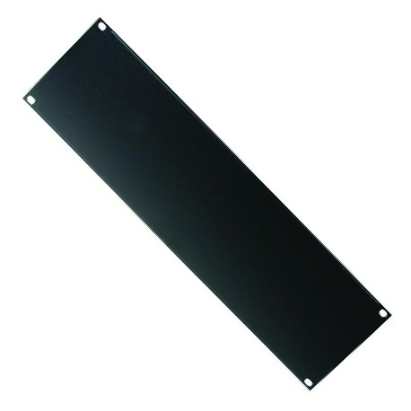 RS246 - 3 units frontal Rack panel black