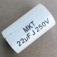 CIA-YCP0220 Condensatore poliestere 22μF 250V 