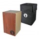 CAJON in legno rosso + borsa