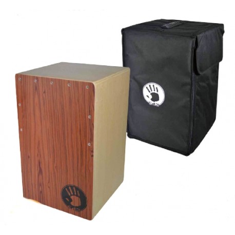 CAJON in legno rosso + borsa